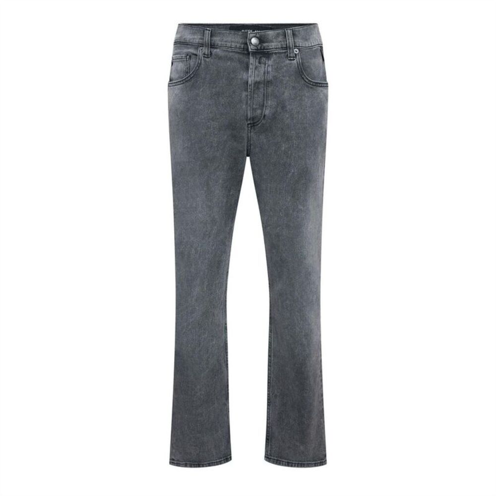 Replay Mens Maijke Straight Jeans / Gray